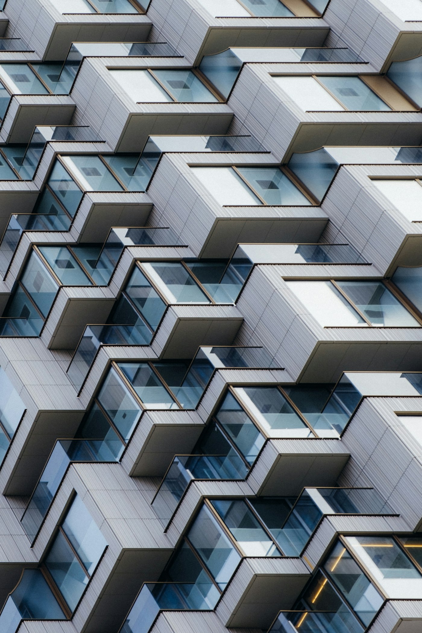 Close-up of a modern residential tower in Argentina